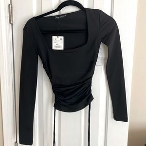 Black Zara top